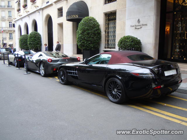 Mercedes SLR spotted in Paris, France