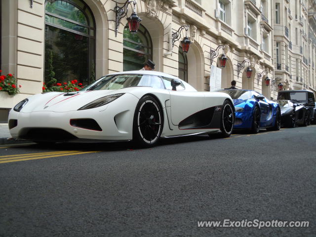 Koenigsegg Agera R spotted in Paris, France