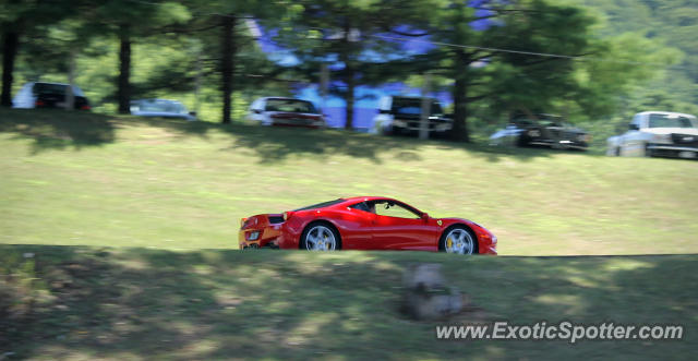 Ferrari 458 Italia spotted in Lakeville, Connecticut