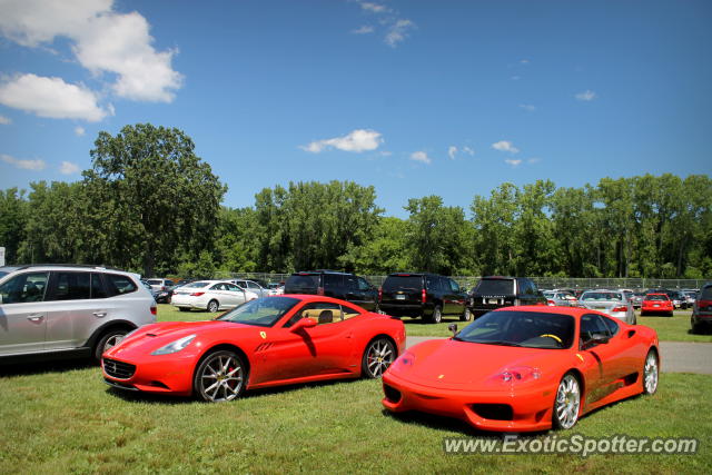 Ferrari California spotted in Lakeville, Connecticut