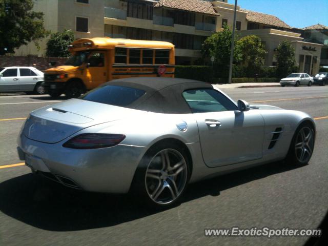 Mercedes SLS AMG spotted in Malibu, California