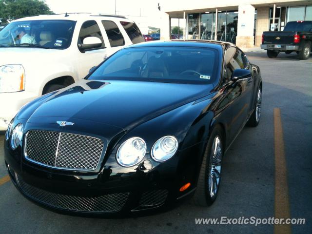 Bentley Continental spotted in Leon Springs, TX, Texas