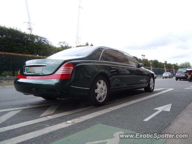 Mercedes Maybach spotted in Paris, France