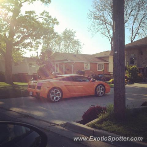 Lamborghini Gallardo spotted in Sarnia, Canada