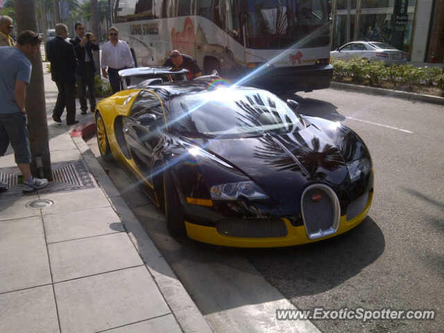 Bugatti Veyron spotted in Beverly Hills, California