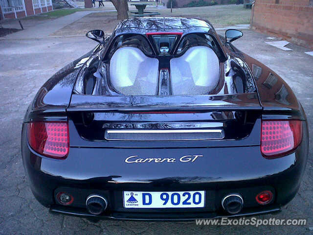 Porsche Carrera GT spotted in Mooi River, South Africa