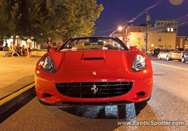 Ferrari California spotted in Red bank, New Jersey