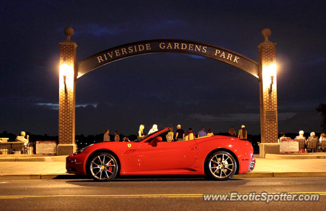 Ferrari California spotted in Red bank, New Jersey