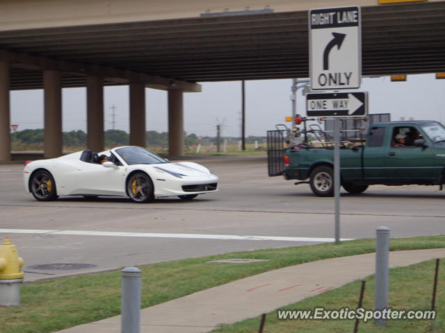 Ferrari 458 Italia spotted in Dallas, Texas