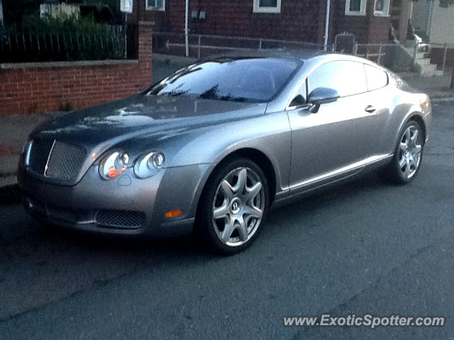 Bentley Continental spotted in Somerville, Massachusetts