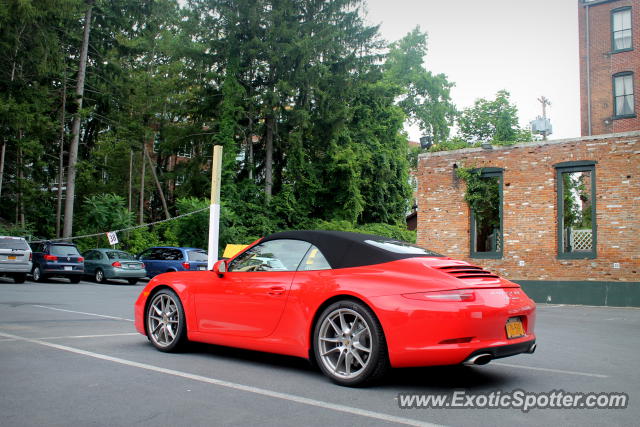 Porsche 911 spotted in Saratoga Springs, New York