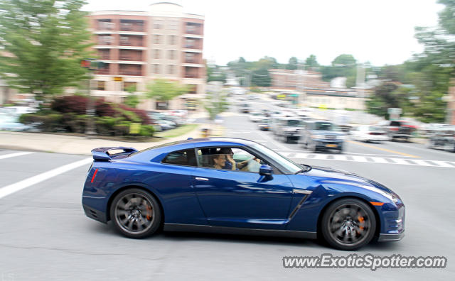 Nissan GT-R spotted in Saratoga Springs, New York