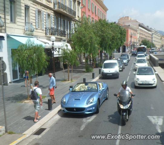 Ferrari California spotted in Nice, France