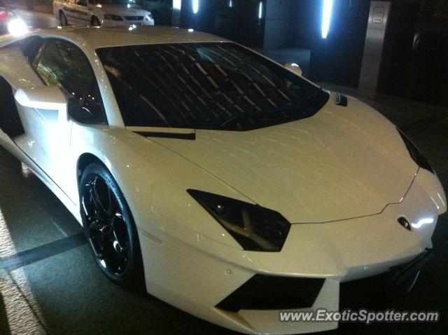 Lamborghini Aventador spotted in Sydney, Australia