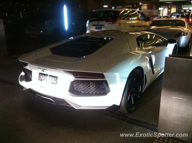 Lamborghini Aventador spotted in Sydney, Australia