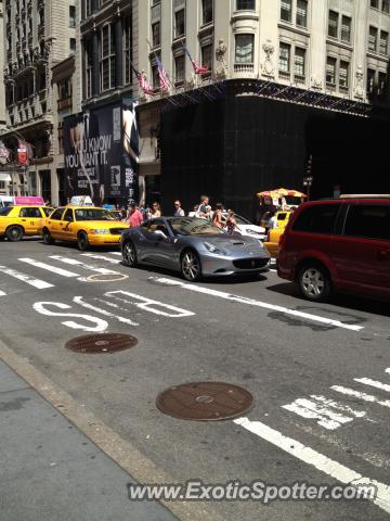 Ferrari California spotted in New York City, New York