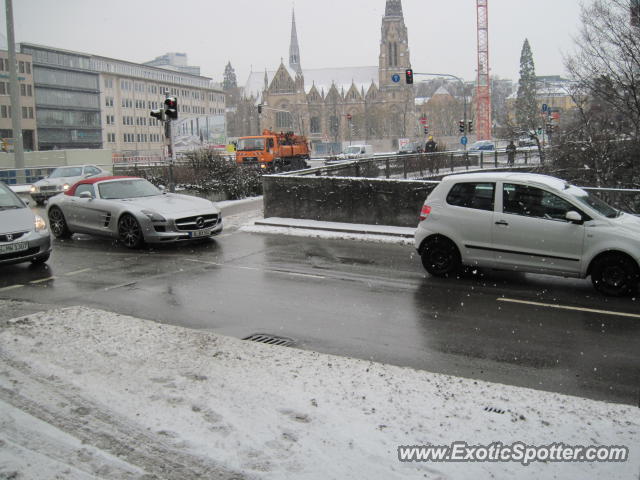 Mercedes SLS AMG spotted in Stuttgart, Germany