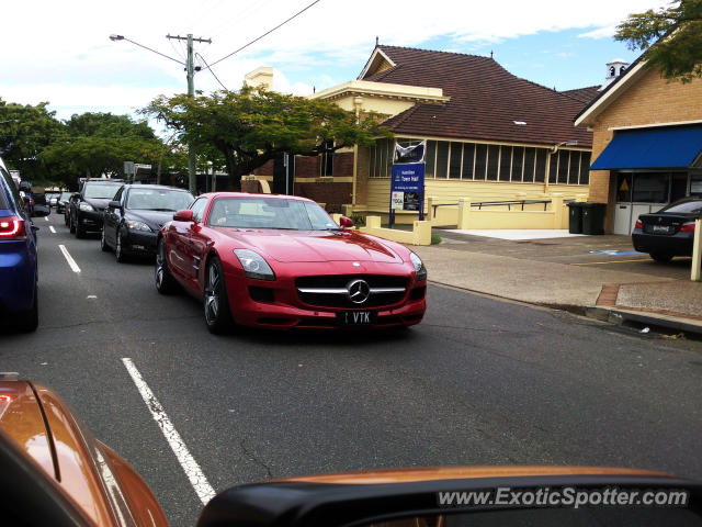Mercedes SLS AMG spotted in Brisbane, Australia