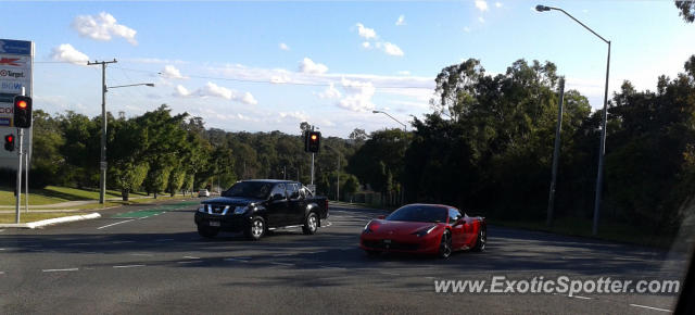 Ferrari 458 Italia spotted in Brisbane, Australia