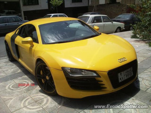 Audi R8 spotted in Mashad, Iran
