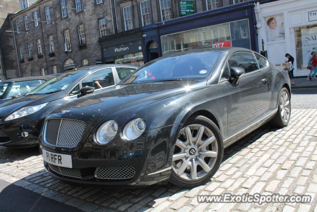 Bentley Continental spotted in Edinburgh, United Kingdom