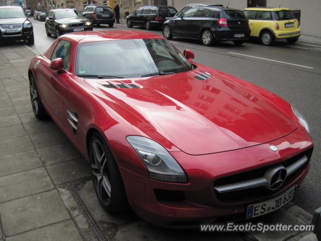 Mercedes SLS AMG spotted in Stuttgart, Germany