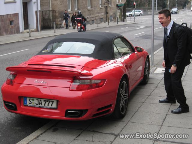 Porsche 911 Turbo spotted in Stuttgart, Germany