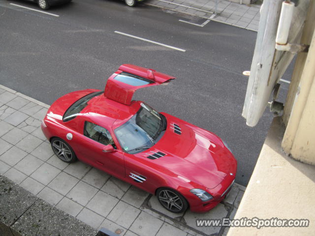 Mercedes SLS AMG spotted in Stuttgart, Germany
