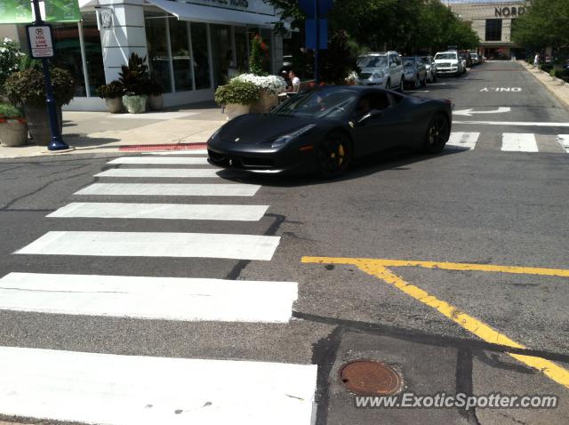 Ferrari 458 Italia spotted in Columbus, Ohio