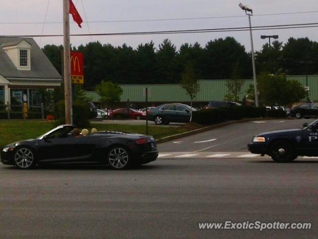 Audi R8 spotted in Yarmouth, Maine