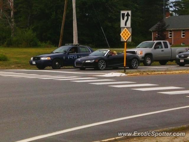 Audi R8 spotted in Yarmouth, Maine