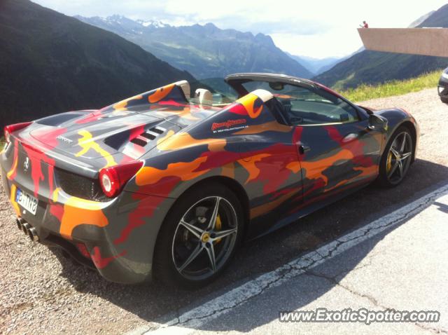 Ferrari 458 Italia spotted in Northern Italy, Italy