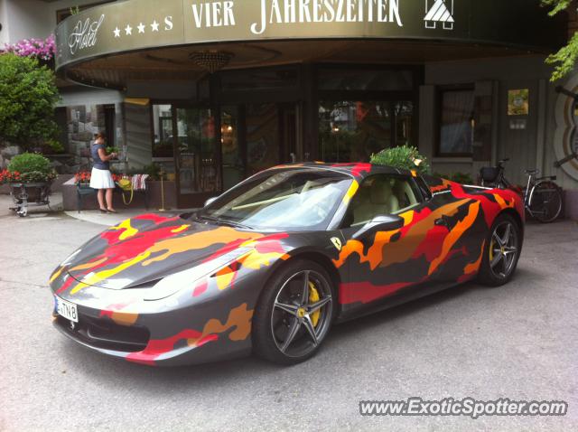 Ferrari 458 Italia spotted in Northern Italy, Italy