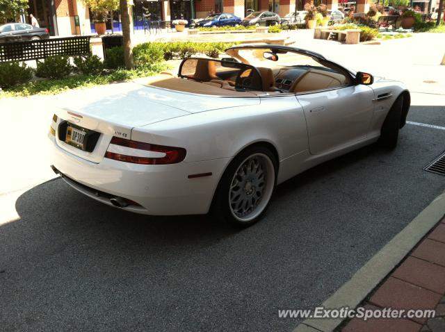 Aston Martin DB9 spotted in Carmel, Indiana
