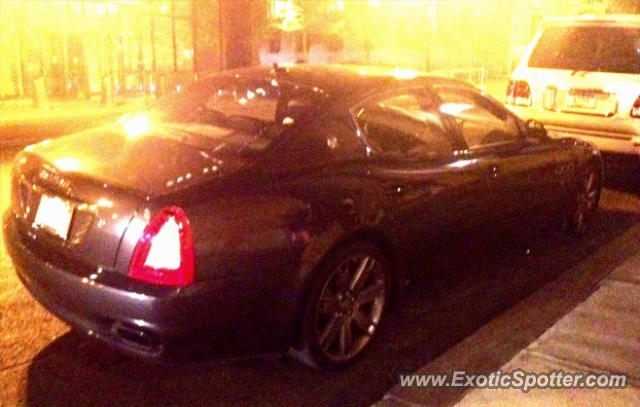 Maserati Quattroporte spotted in Boston, Massachusetts