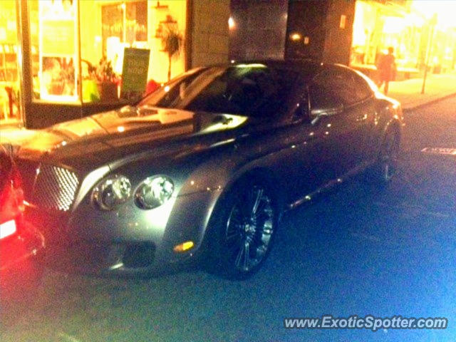 Bentley Continental spotted in Boston, Massachusetts