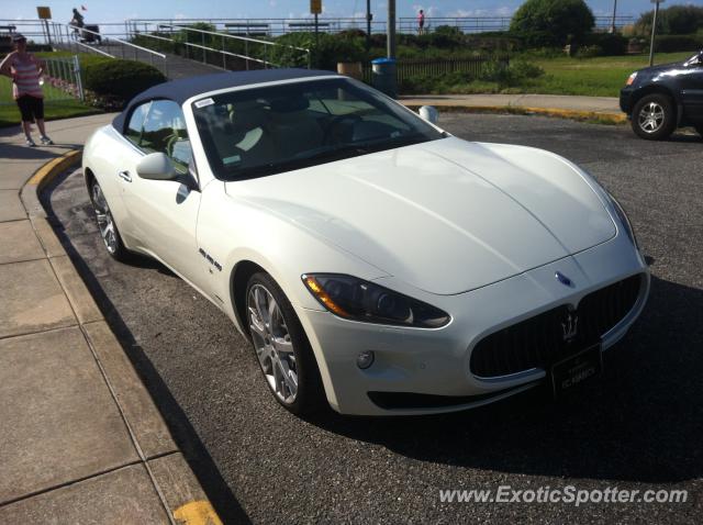 Maserati GranCabrio spotted in Ocecan City, New Jersey