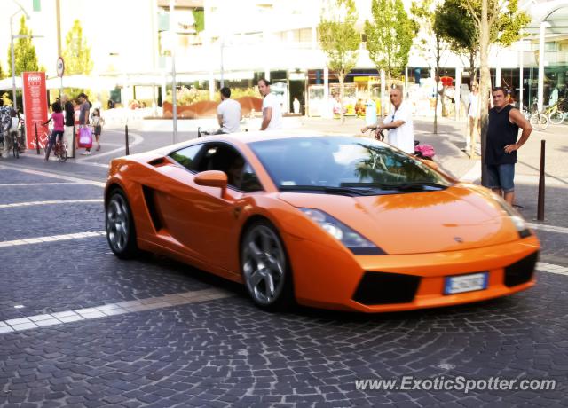 Lamborghini Gallardo spotted in Jesolo Beach, Italy