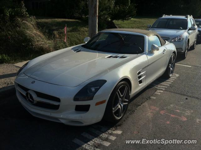 Mercedes SLS AMG spotted in Bar Harbor, Maine
