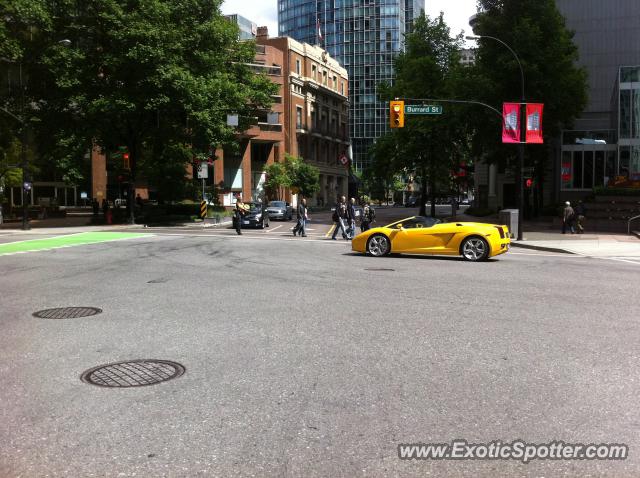 Lamborghini Gallardo spotted in Vancouver B.C, Canada