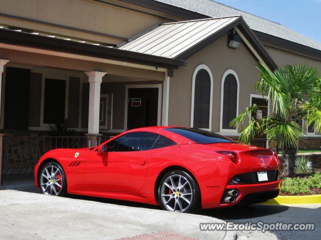 Ferrari California spotted in Atlanta, Georgia