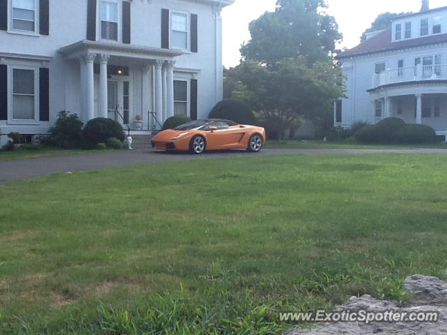 Lamborghini Gallardo spotted in Jamaica Plain, Massachusetts