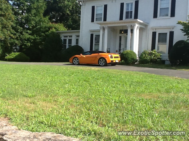 Lamborghini Gallardo spotted in Jamaica Plain, Massachusetts