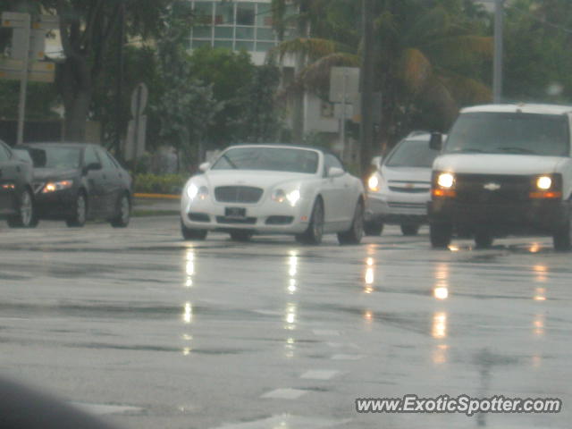 Bentley Continental spotted in Boca Raton, Florida