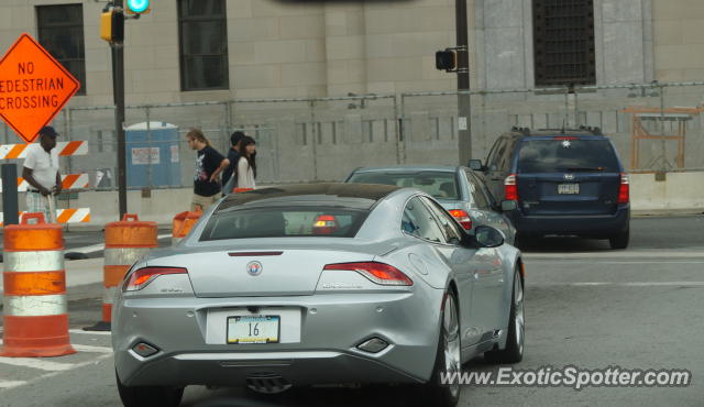 Fisker Karma spotted in Philadelphia, Pennsylvania