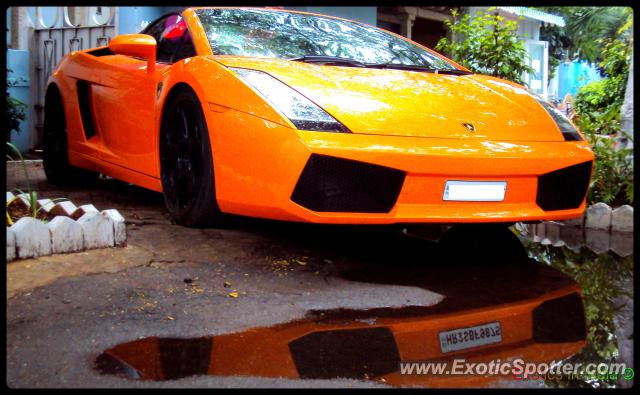 Lamborghini Gallardo spotted in Bangalore, India