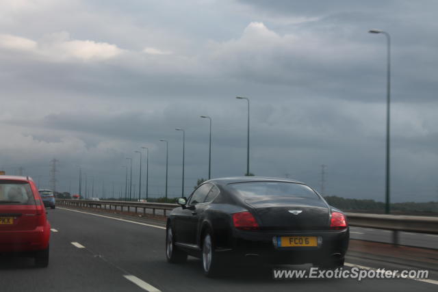 Bentley Continental spotted in City bypass, United Kingdom
