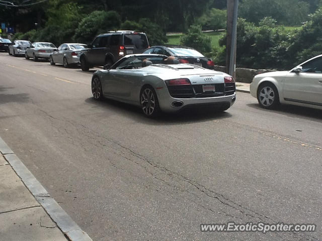 Audi R8 spotted in Brookline, Massachusetts