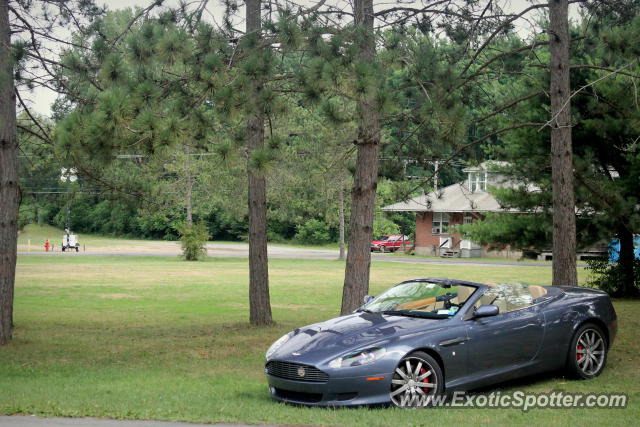 Aston Martin DB9 spotted in Saratoga Springs, New York