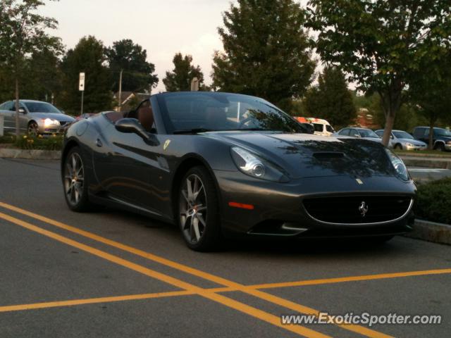 Ferrari California spotted in Pittsford, New York